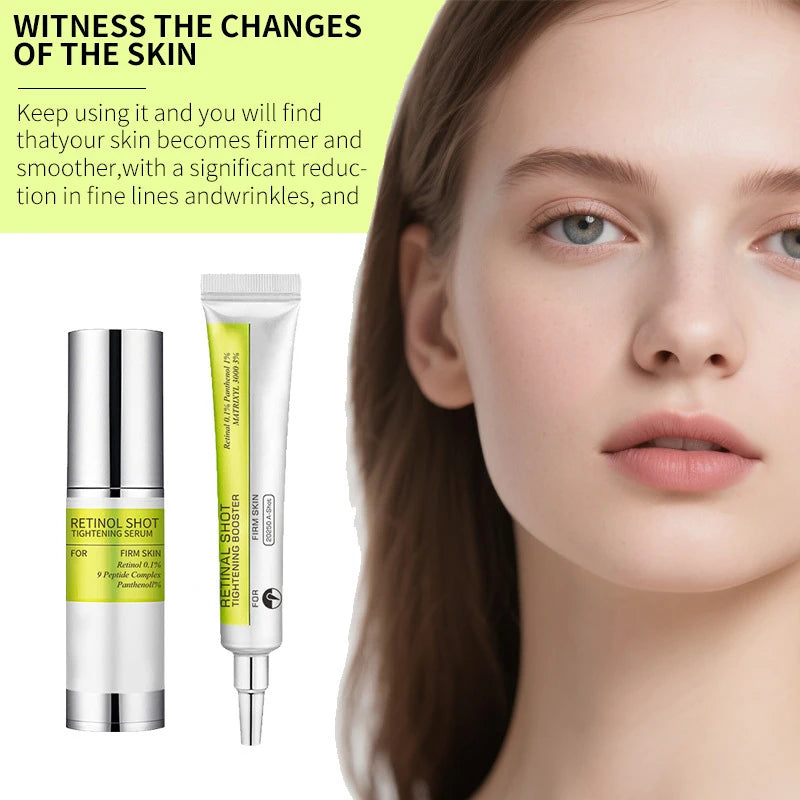 Retinol Crème Shot — Verstrakking & Poriënverkleining
