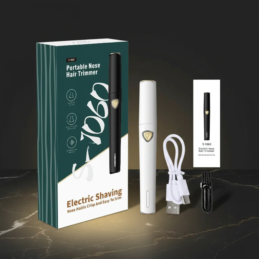 Elektrische neus- en oortrimmer detail – Kenza Beauty Lab