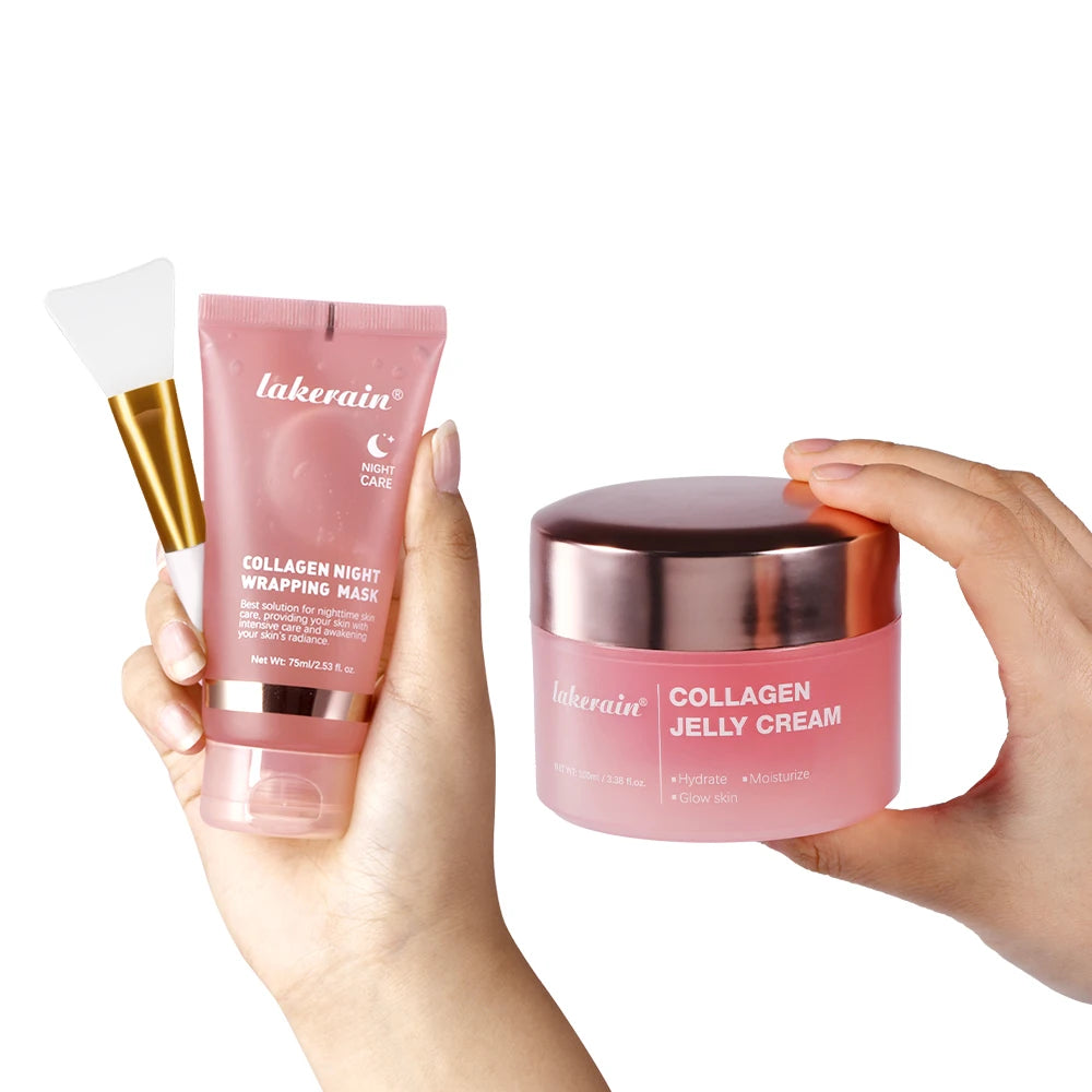 Collageen Jelly Crème Peel-Off Nachtmasker — Hydratatie & Verstrakking