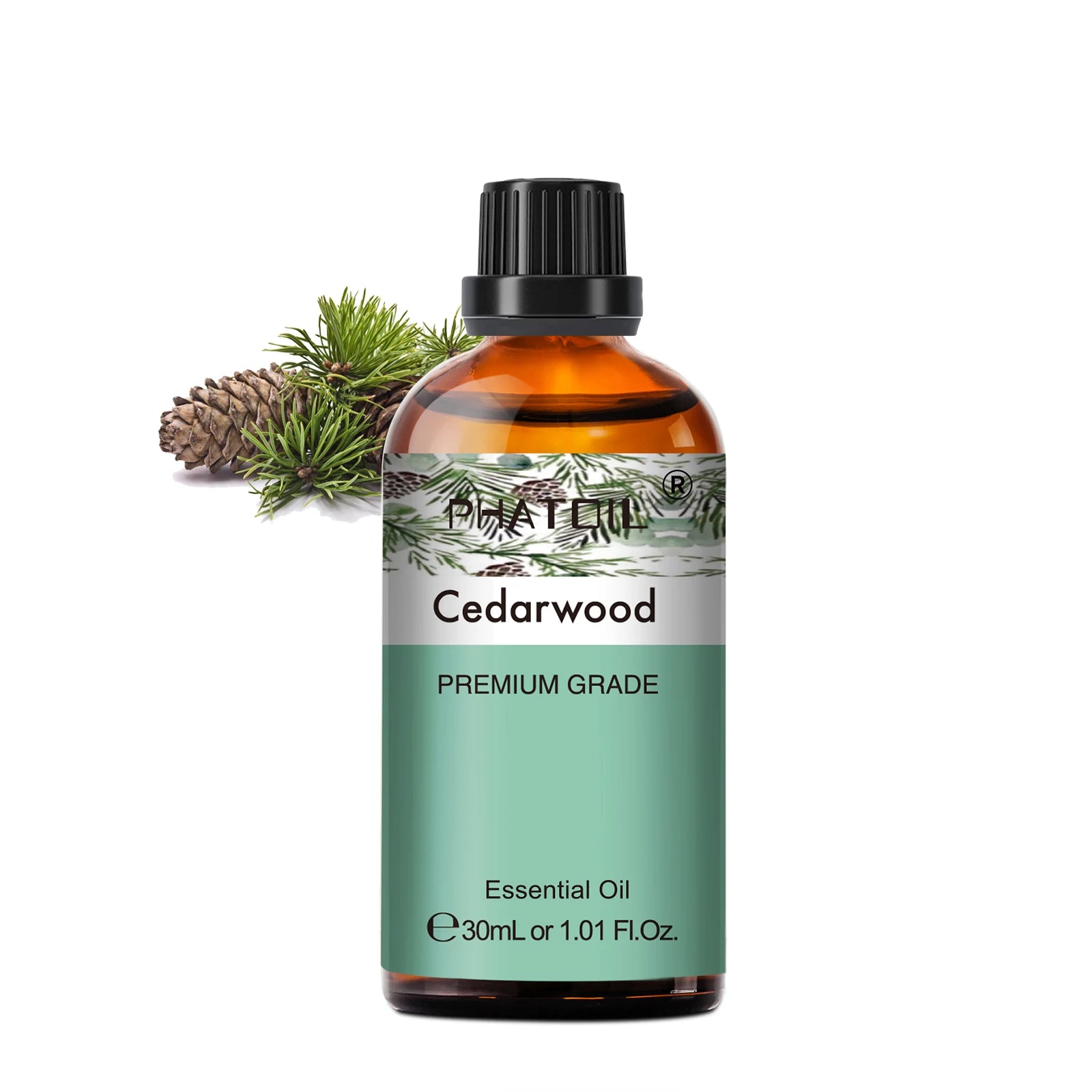 PHATOIL Essentiële Oliën Set 30ml – Lavendel, Citroen, Eucalyptus, Sandelhout & Bergamot voor Diffuser & DIY