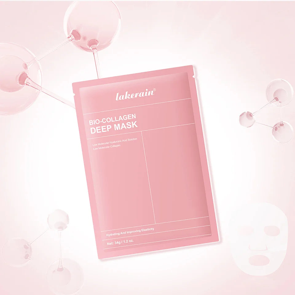 Bio-Collageen Diep Nachtmasker 34g — Hydratatie, Poriënverkleining & Stralende Huid