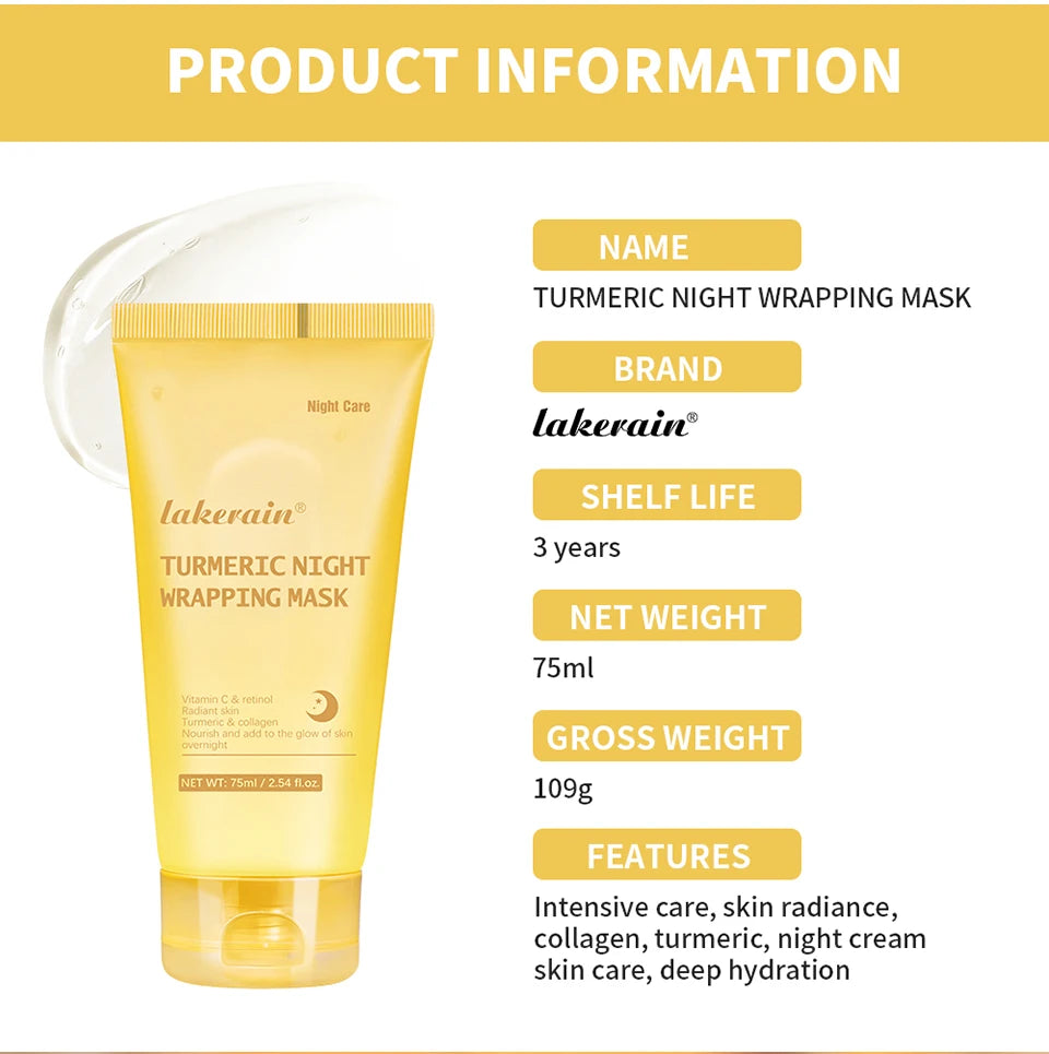 Collageen Jelly Crème Peel-Off Nachtmasker — Hydratatie & Verstrakking