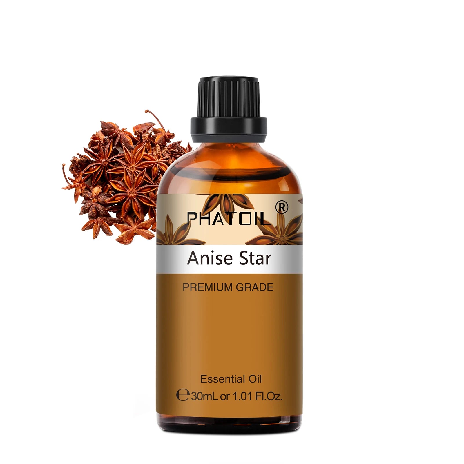 PHATOIL Essentiële Oliën Set 30ml – Lavendel, Citroen, Eucalyptus, Sandelhout & Bergamot voor Diffuser & DIY