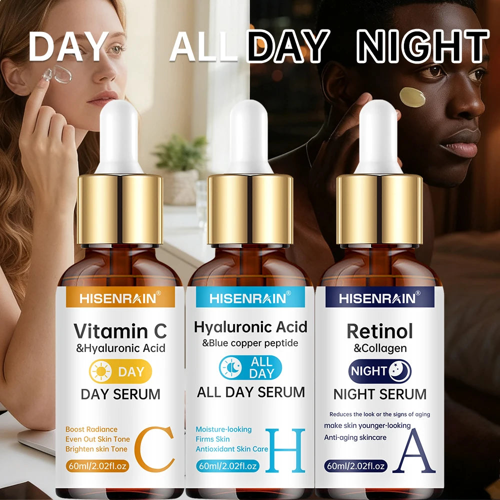 Vitamine C & Retinol Serum Duo — Anti-Aging & Diepe Hydratatie