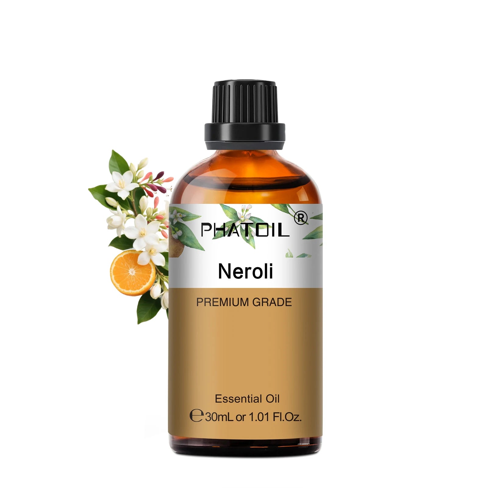 PHATOIL Essentiële Oliën Set 30ml – Lavendel, Citroen, Eucalyptus, Sandelhout & Bergamot voor Diffuser & DIY