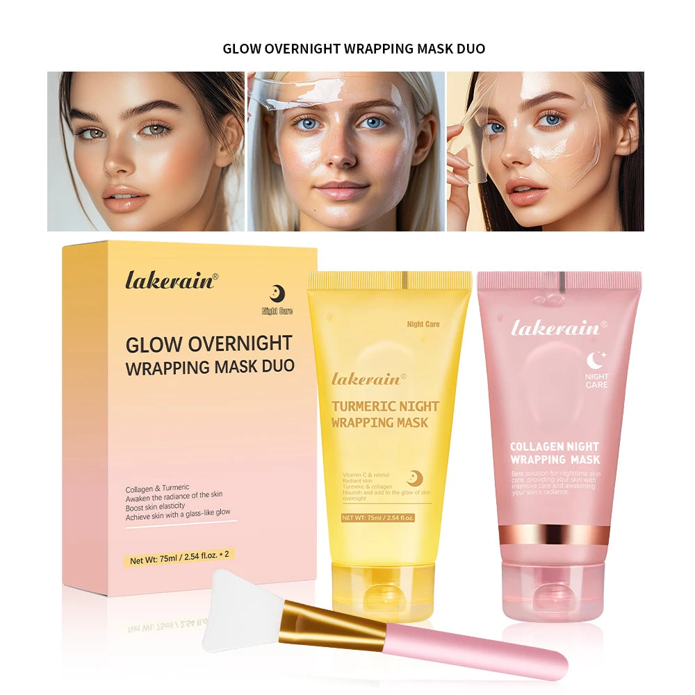 Collageen Jelly Crème Peel-Off Nachtmasker — Hydratatie & Verstrakking
