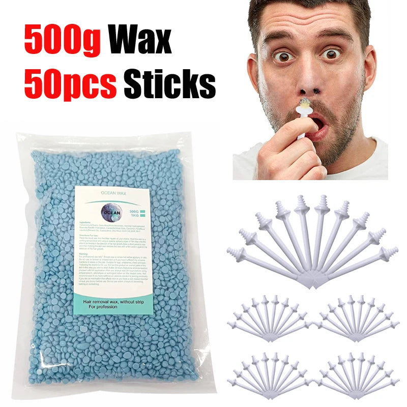 Neus & Oor Ontharing Wax Kit – Pijnloos & Snel