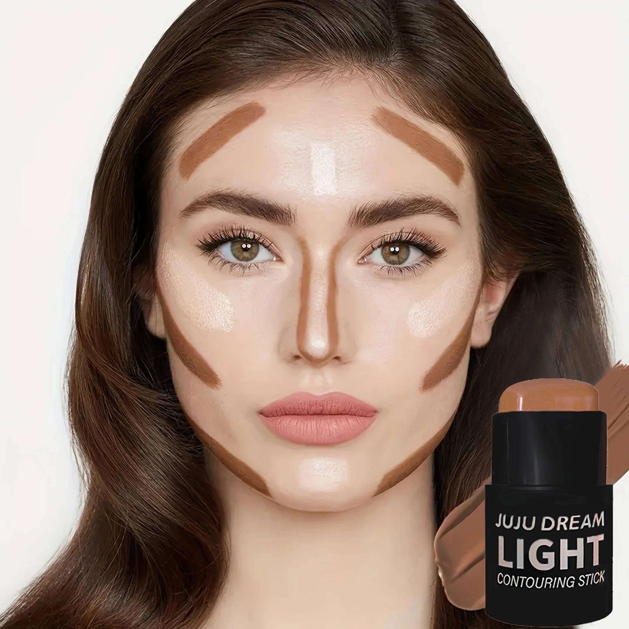 Matte Bronzer Contour Stick – Langdurige Contouring voor een Gedefinieerd Gezicht