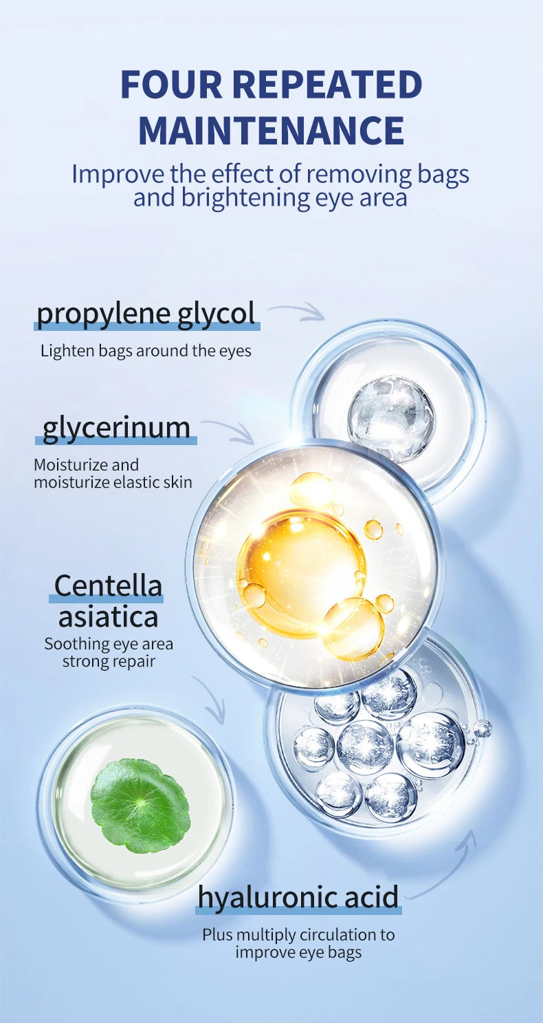 OCHEAL Elektrische Massage Oogcrème — Hyaluronzuur, Anti-Rimpel & Hydratatie