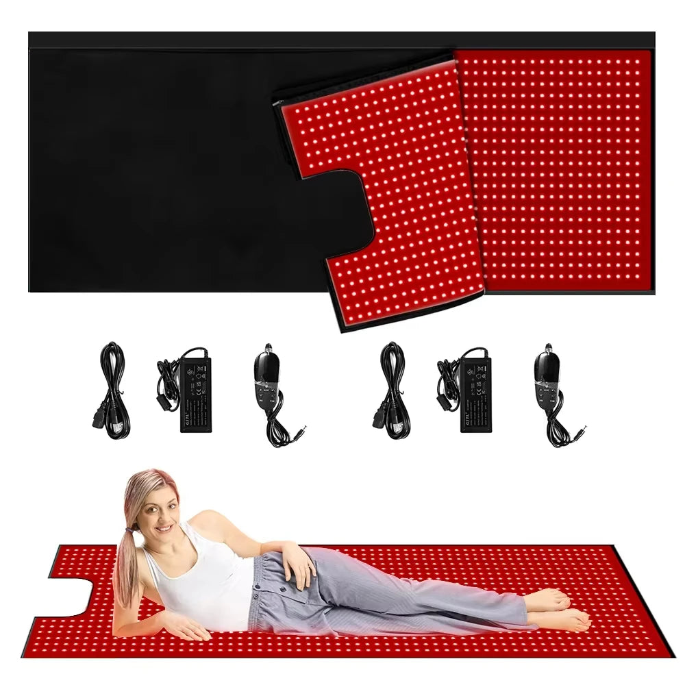 Full Body Red Light Therapy Mat — 660nm & 850nm
