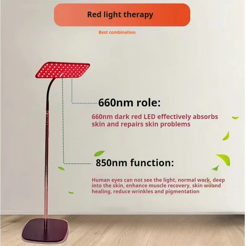 660nm & 850nm LED Roodlichttherapie Lamp – Huid & Spierherstel