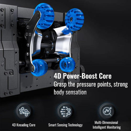 4D Massagestoel Zero Gravity — Spraakbediening, Verwarming, Bluetooth & Airbags