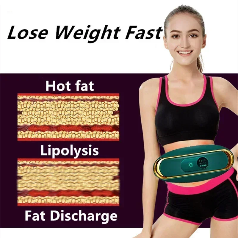 Slimming Machine Abdominal Massage Belt Anti-cellulite Massager Women Electric Belly Fat Burner for Body Massager Fat Removal Kenza Beauty Lab