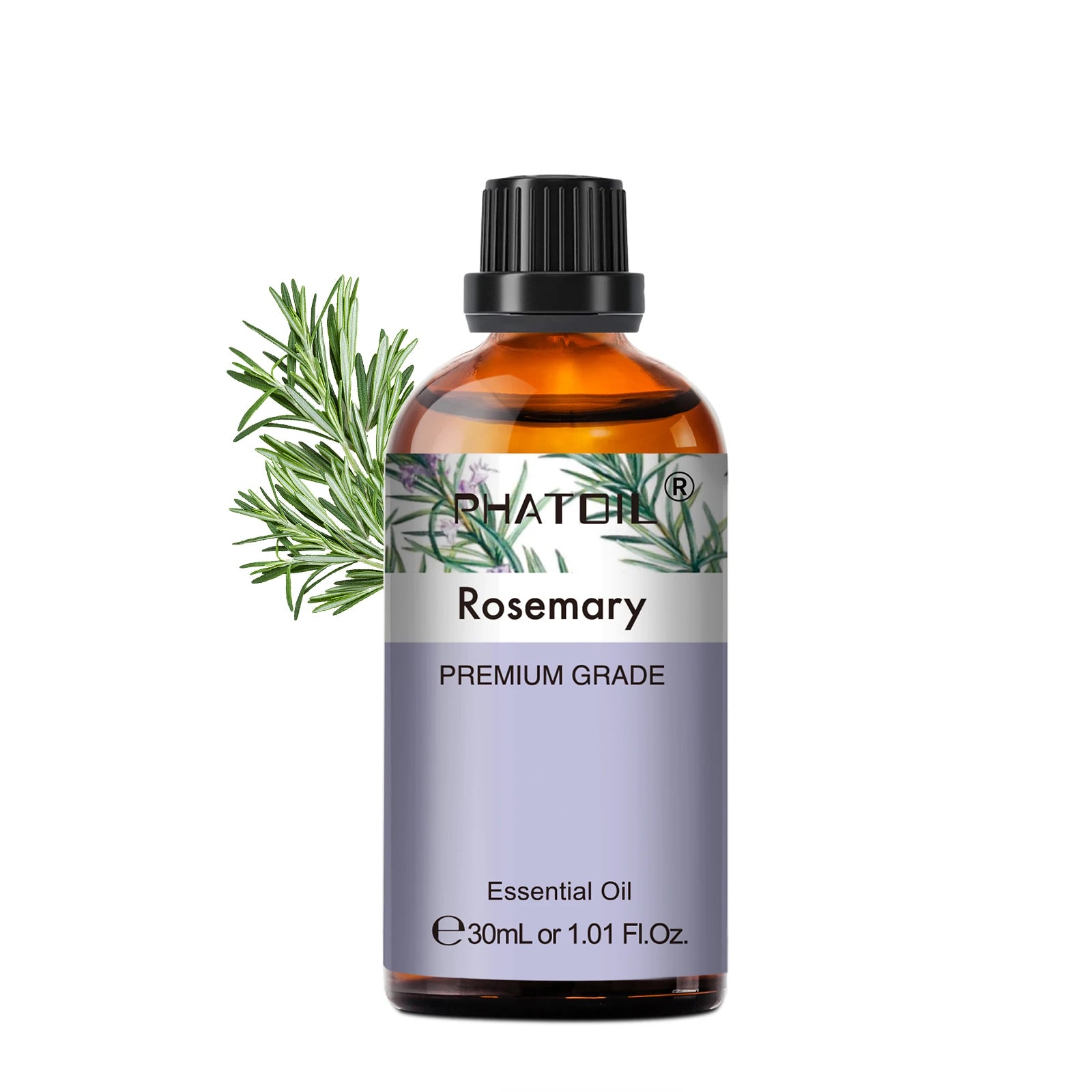 PHATOIL Essentiële Oliën Set 30ml – Lavendel, Citroen, Eucalyptus, Sandelhout & Bergamot voor Diffuser & DIY