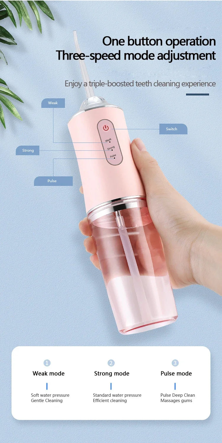Elektrische Waterfloss Monddouche – Tandvlees & Tanden Reinigen met Waterstraal