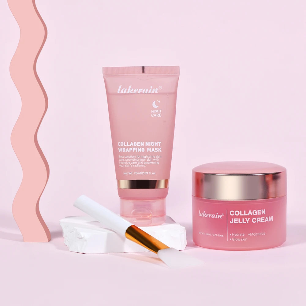 Collageen Jelly Crème Peel-Off Nachtmasker — Hydratatie & Verstrakking