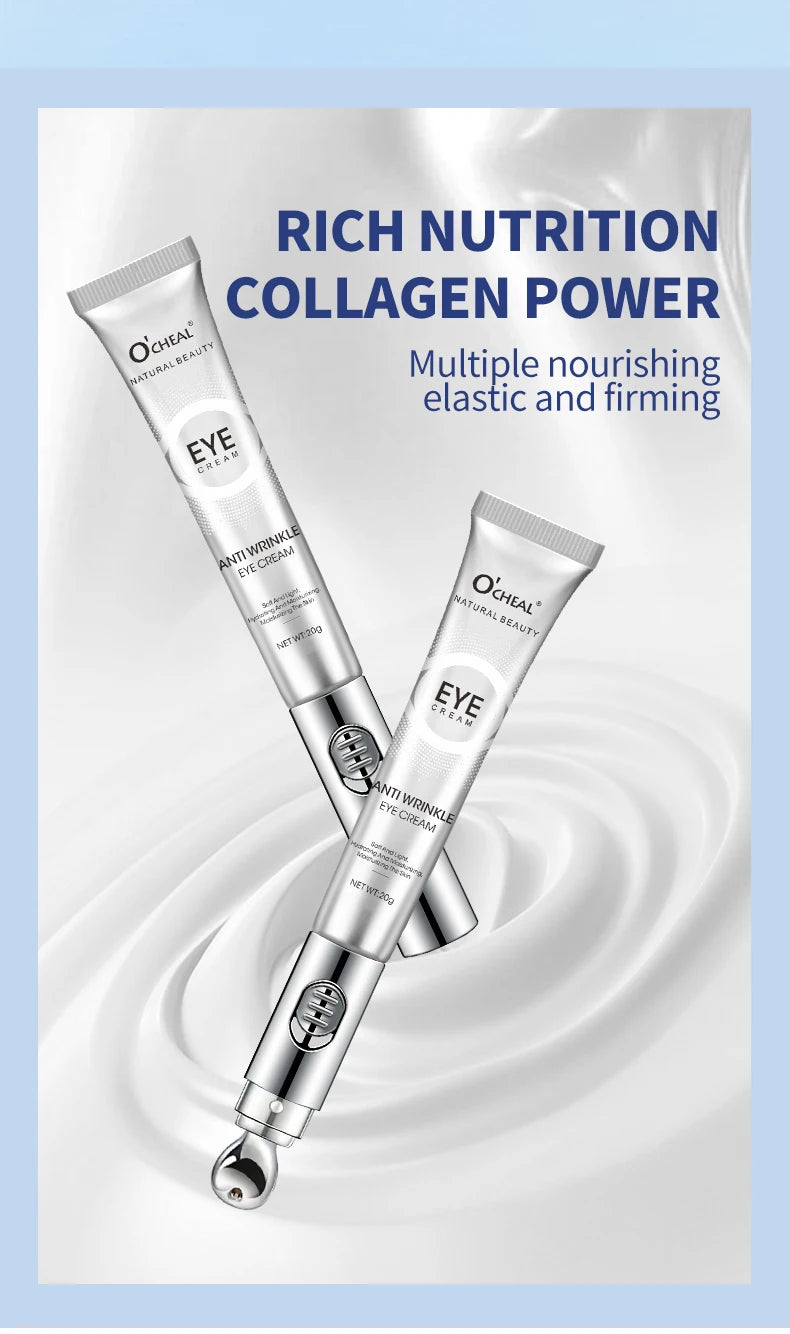 OCHEAL Elektrische Massage Oogcrème — Hyaluronzuur, Anti-Rimpel & Hydratatie