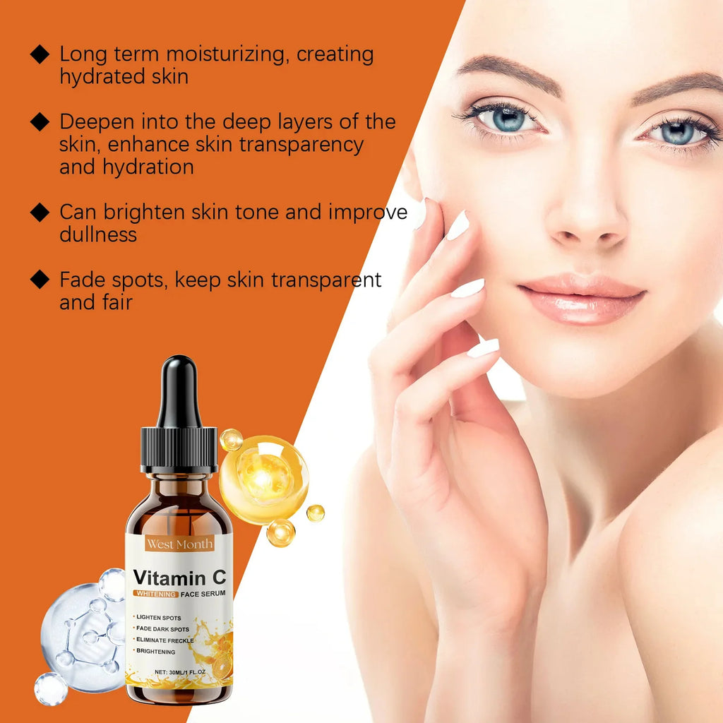 Vitamine C Whitening Serum — Vlekken Verwijderen, Brightening & Huidherstel
