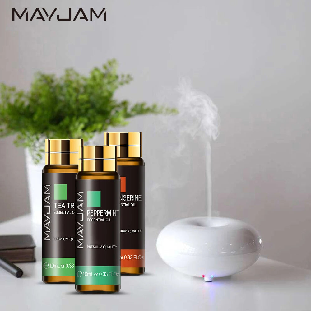MAYJAM Essentiële Oliën 10ml – Puur Plantenextract voor Aromatherapie & DIY