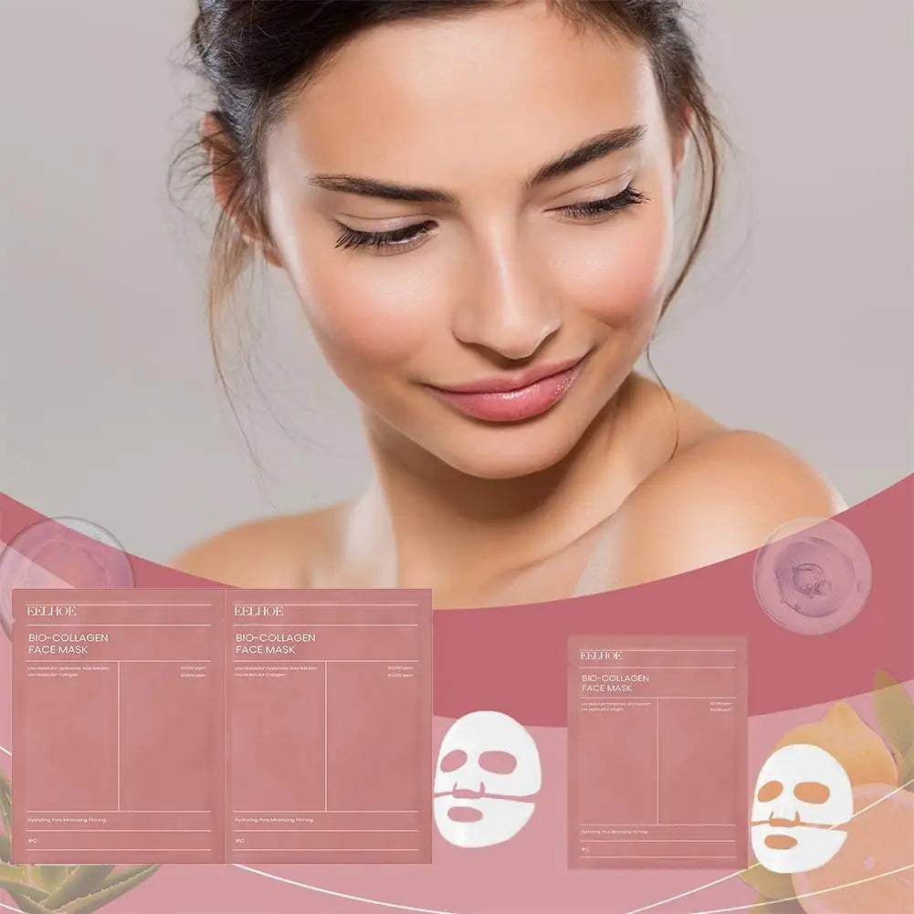 Bio Collageen Gezichtsmasker — Poriënverkleining, Hydratatie & Stralende Huid