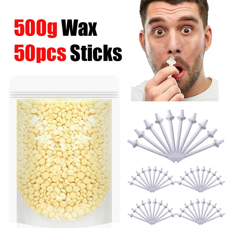 Neus & Oor Ontharing Wax Kit – Pijnloos & Snel