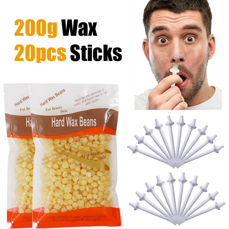Neus & Oor Ontharing Wax Kit – Pijnloos & Snel