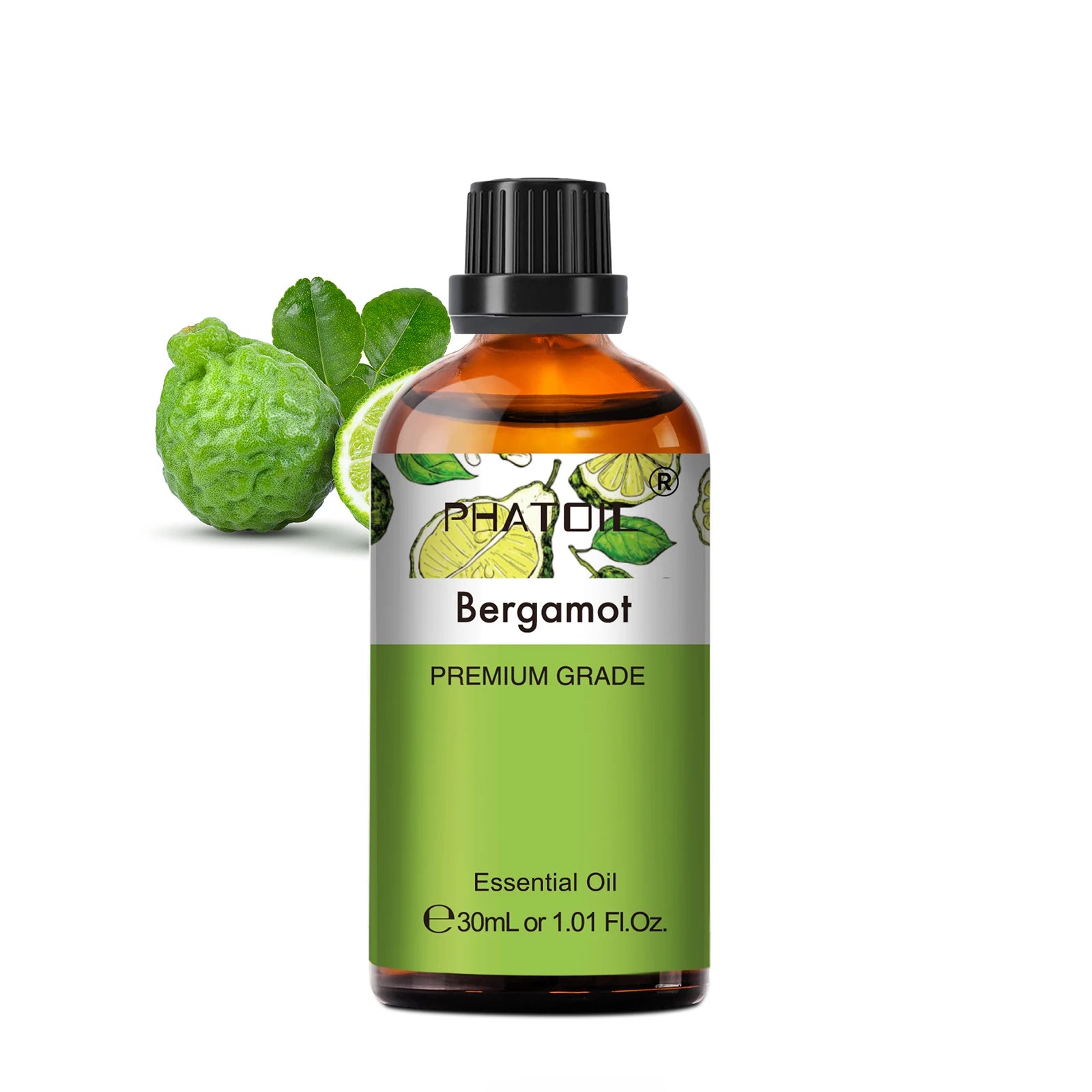 PHATOIL Essentiële Oliën Set 30ml – Lavendel, Citroen, Eucalyptus, Sandelhout & Bergamot voor Diffuser & DIY