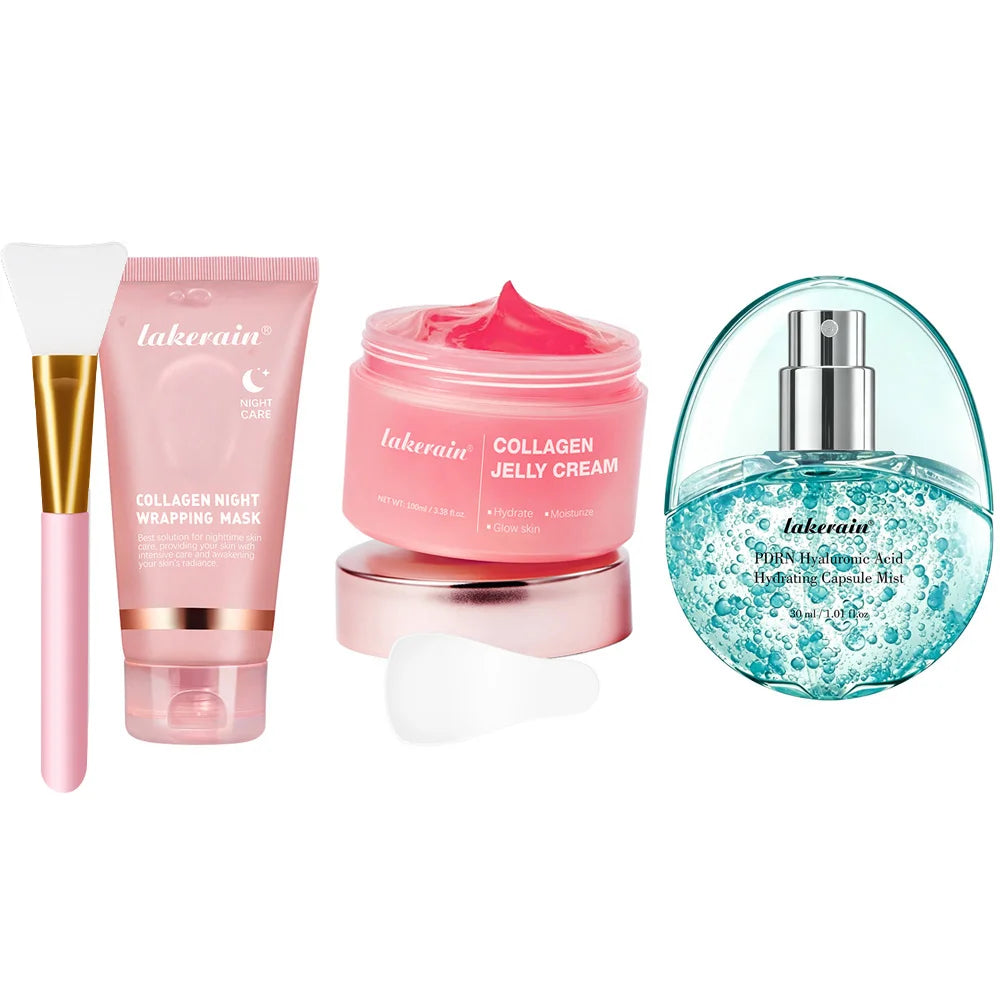 Collageen Jelly Crème Peel-Off Nachtmasker — Hydratatie & Verstrakking