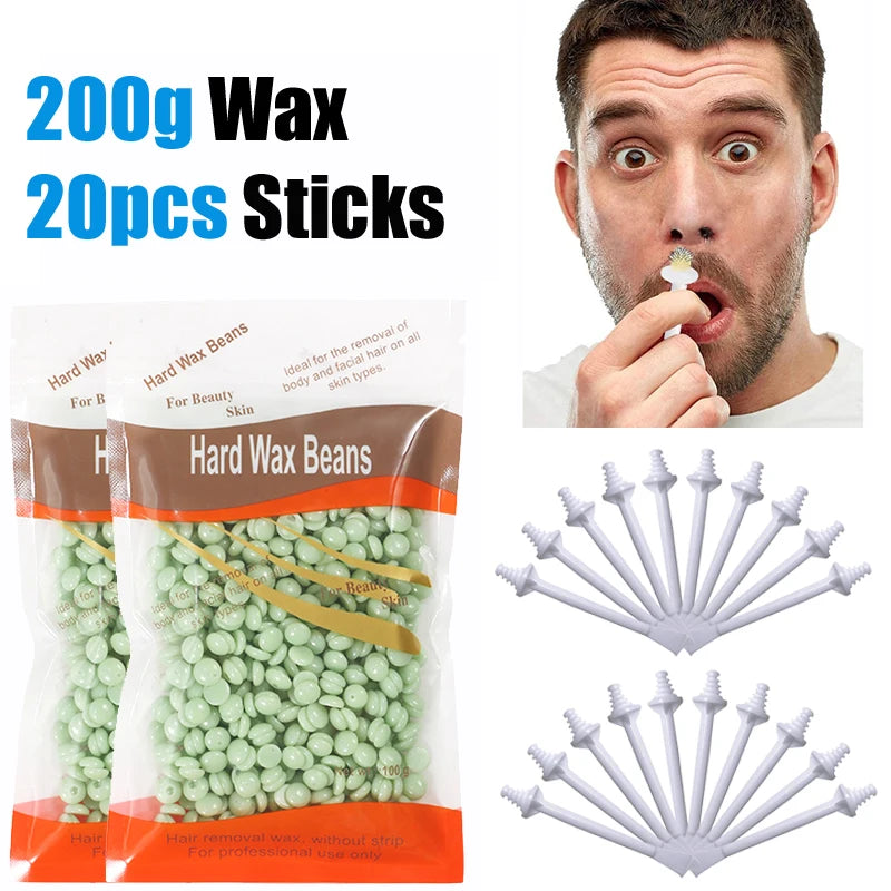 Neus & Oor Ontharing Wax Kit – Pijnloos & Snel