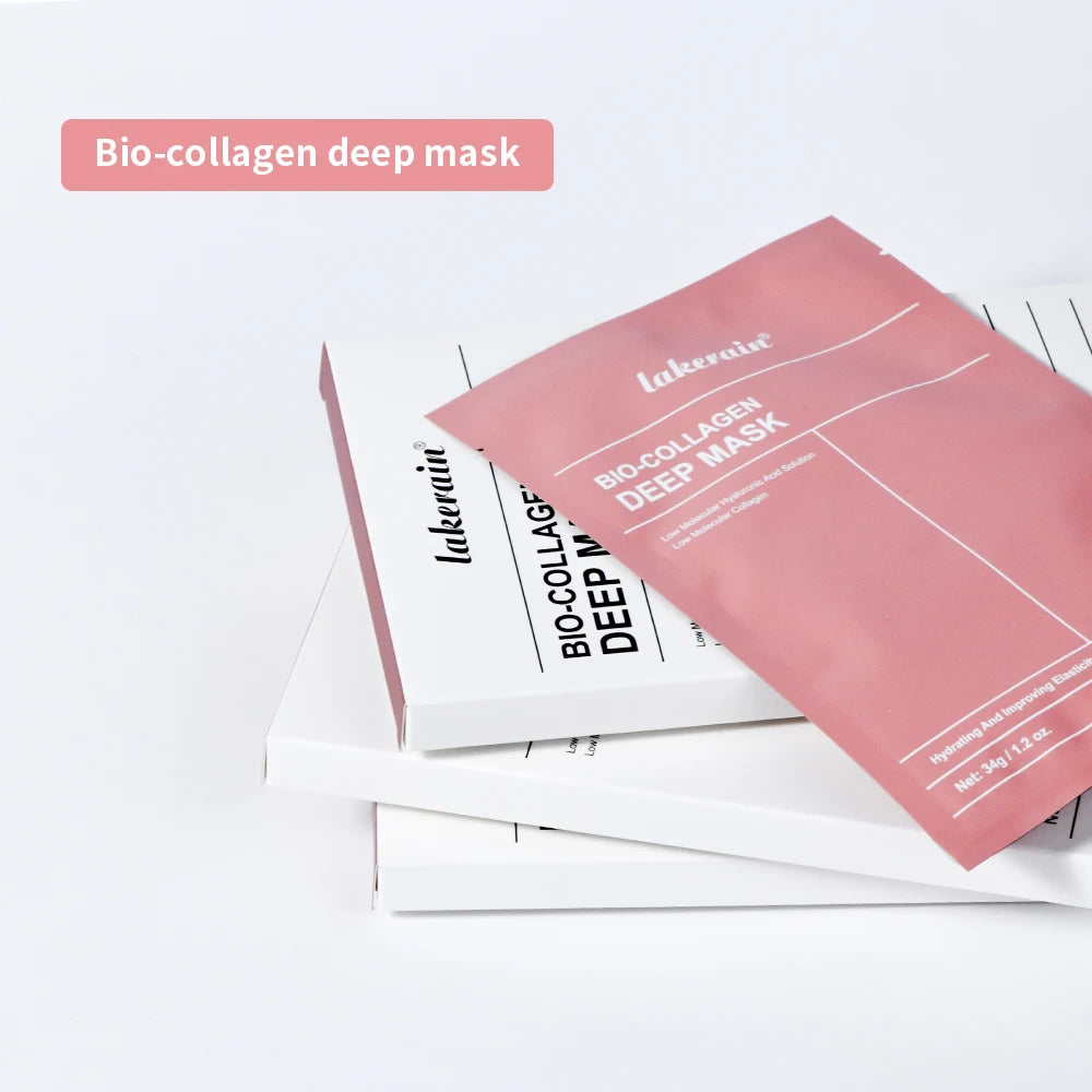 Bio-Collageen Diep Nachtmasker 34g — Hydratatie, Poriënverkleining & Stralende Huid