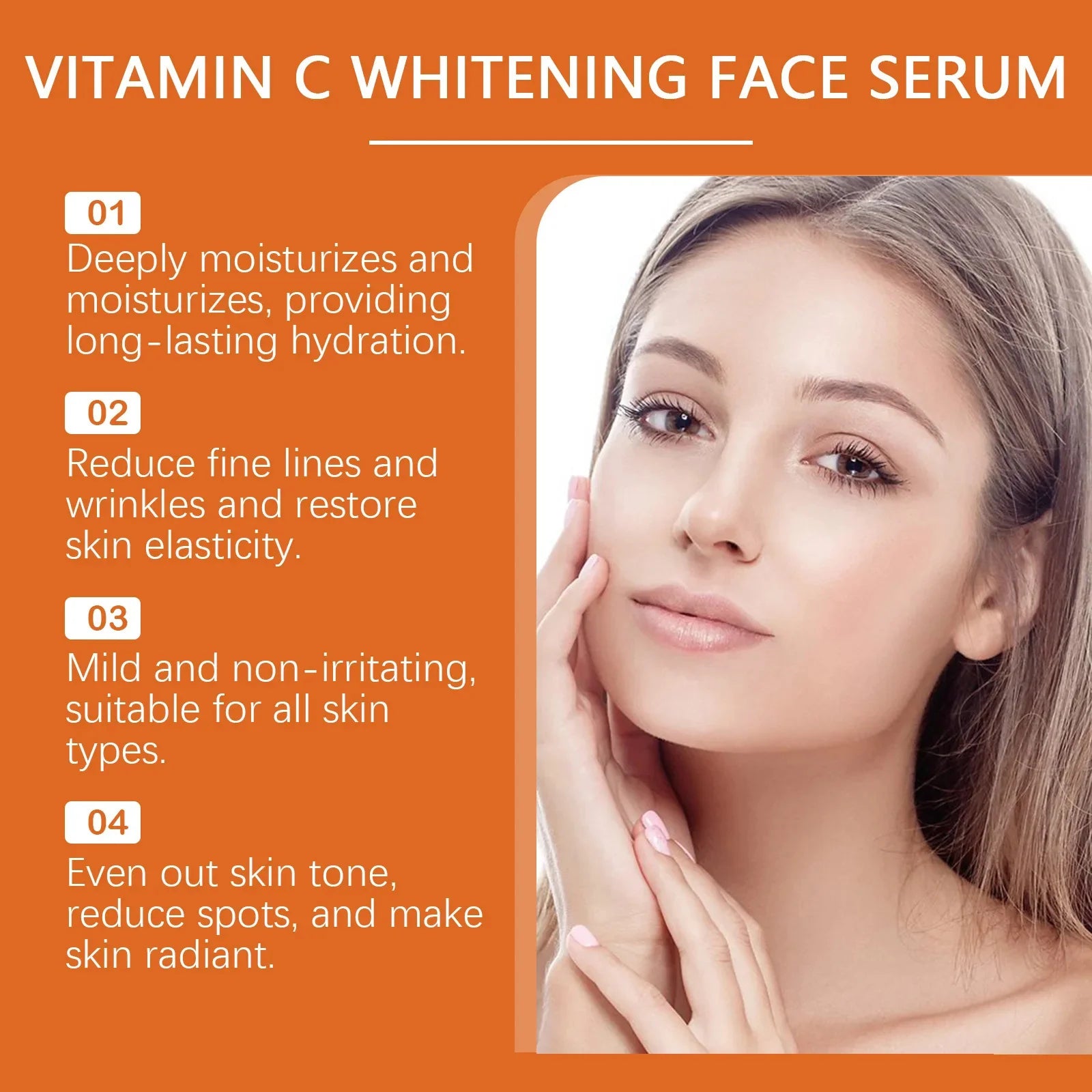 Vitamine C Whitening Serum — Vlekken Verwijderen, Brightening & Huidherstel