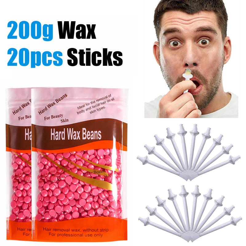 Neus & Oor Ontharing Wax Kit – Pijnloos & Snel