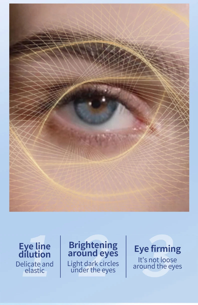 OCHEAL Elektrische Massage Oogcrème — Hyaluronzuur, Anti-Rimpel & Hydratatie