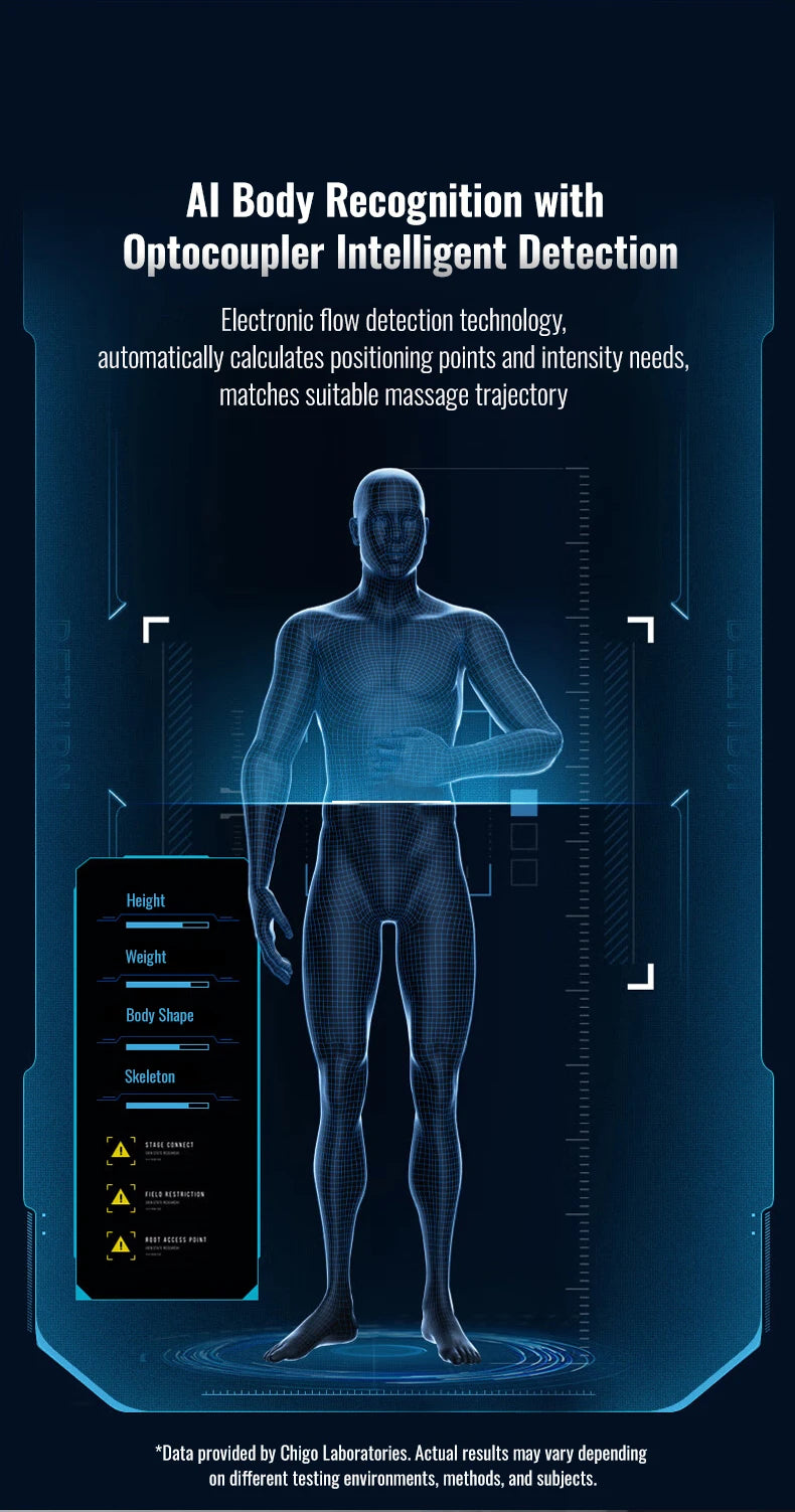 4D Massagestoel Zero Gravity — Spraakbediening, Verwarming, Bluetooth & Airbags