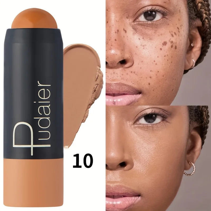 2-in-1 Foundation & Concealer Stick 10g – Langdurige Dekking voor een Vlekkeloze Huid