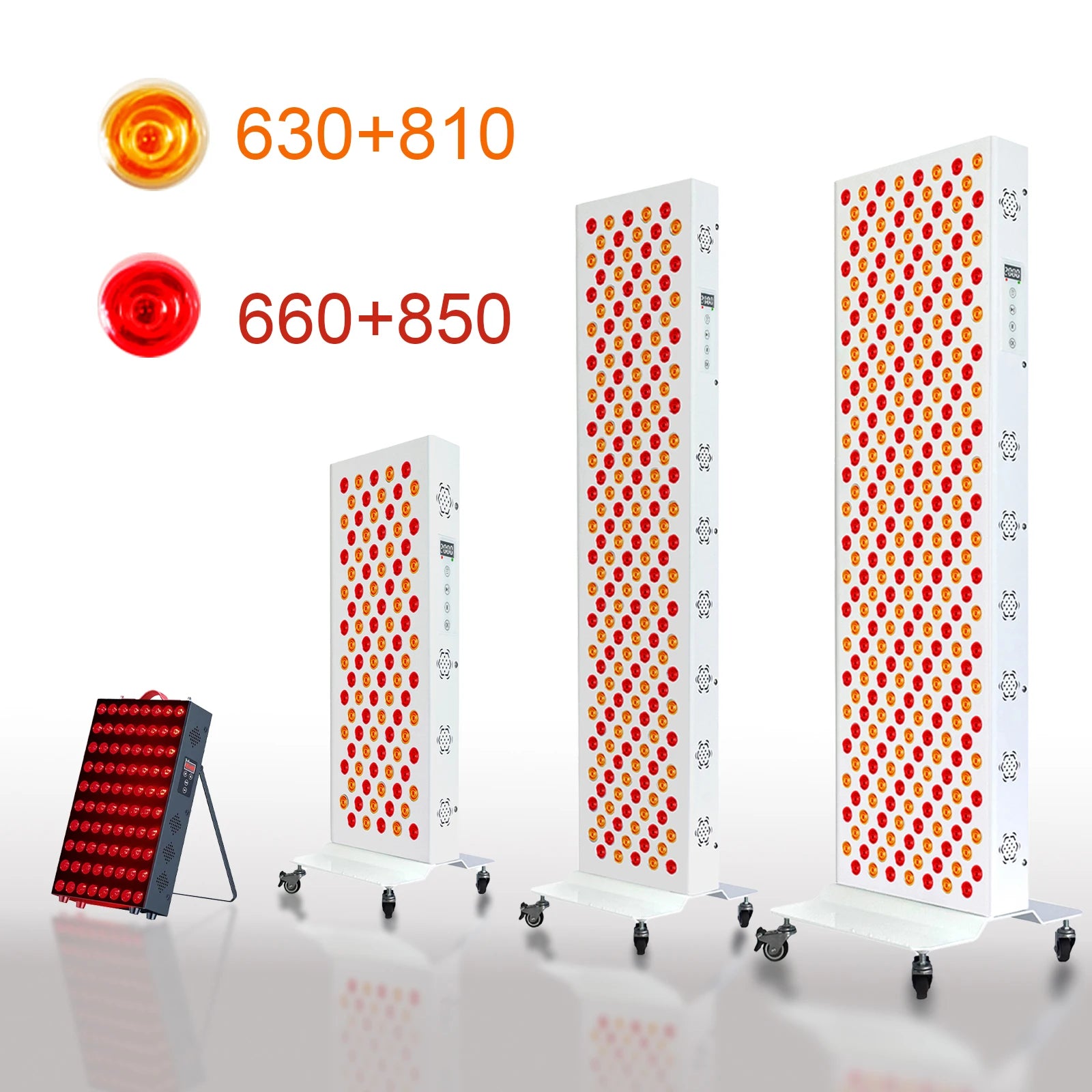 Dual Chip Roodlicht Therapiepaneel — 660nm & 850nm