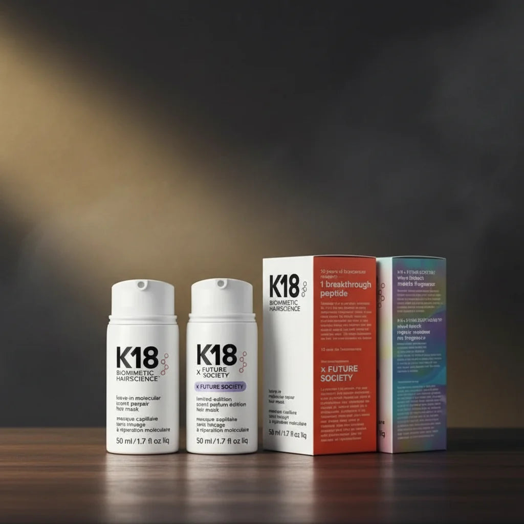 K18 Leave-In Haarmasker — verpakking
