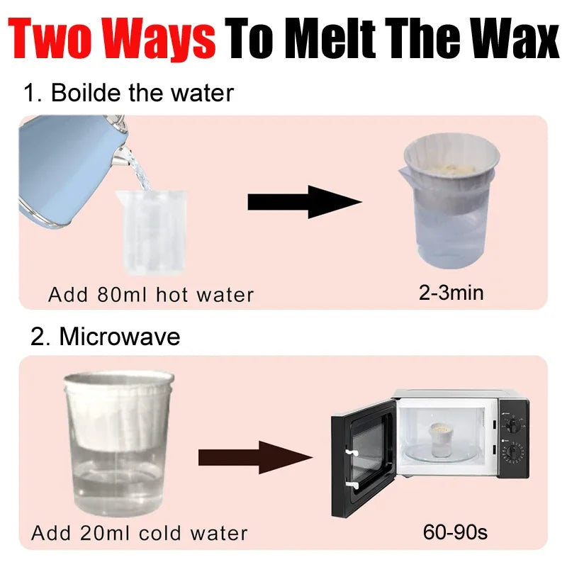 Neus & Oor Ontharing Wax Kit – Pijnloos & Snel