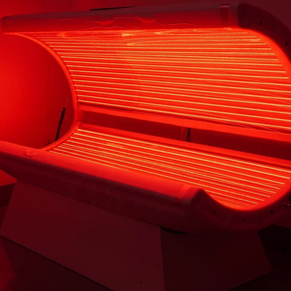Roodlicht Therapiebed — productfoto zijaanzicht