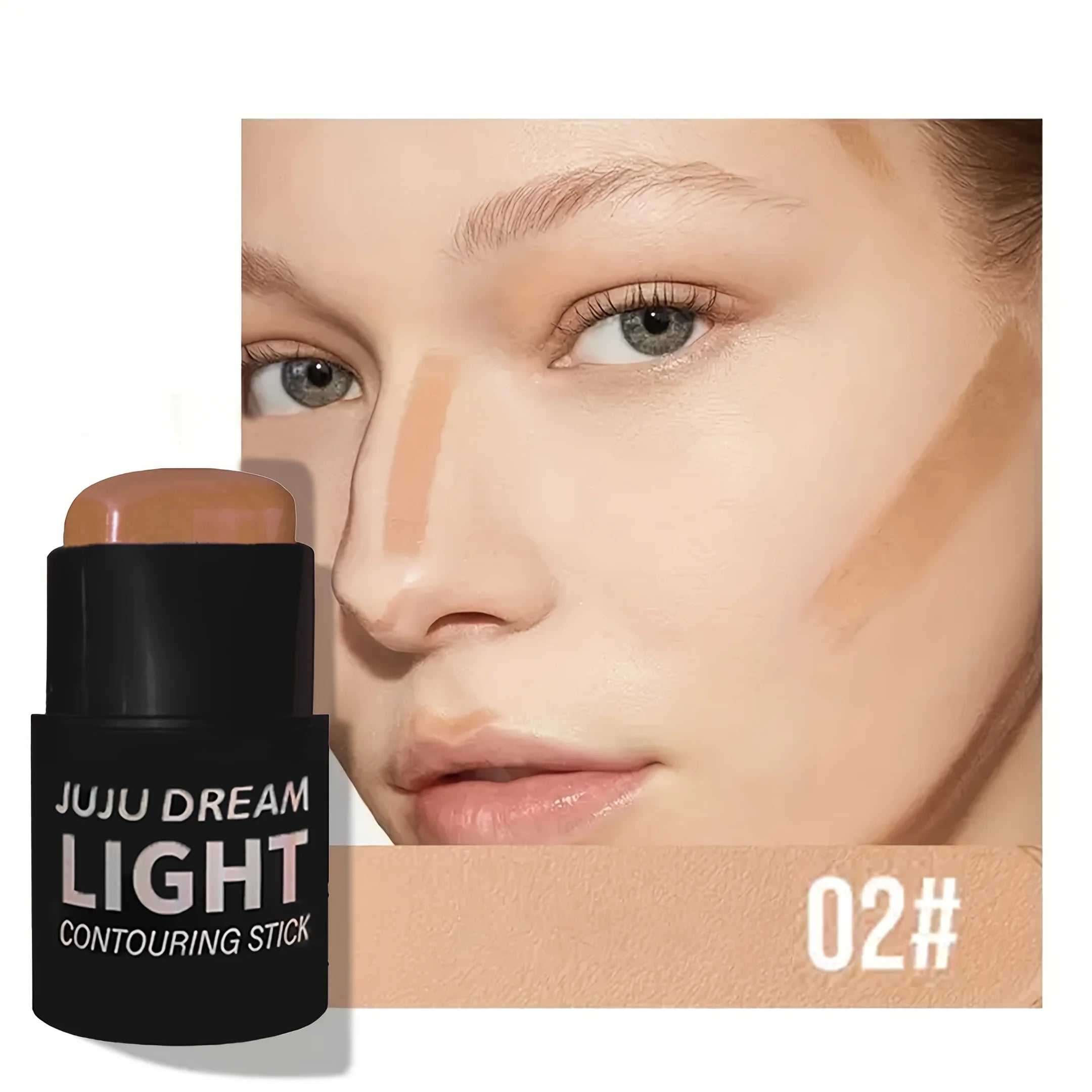 Matte Bronzer Contour Stick – Langdurige Contouring voor een Gedefinieerd Gezicht