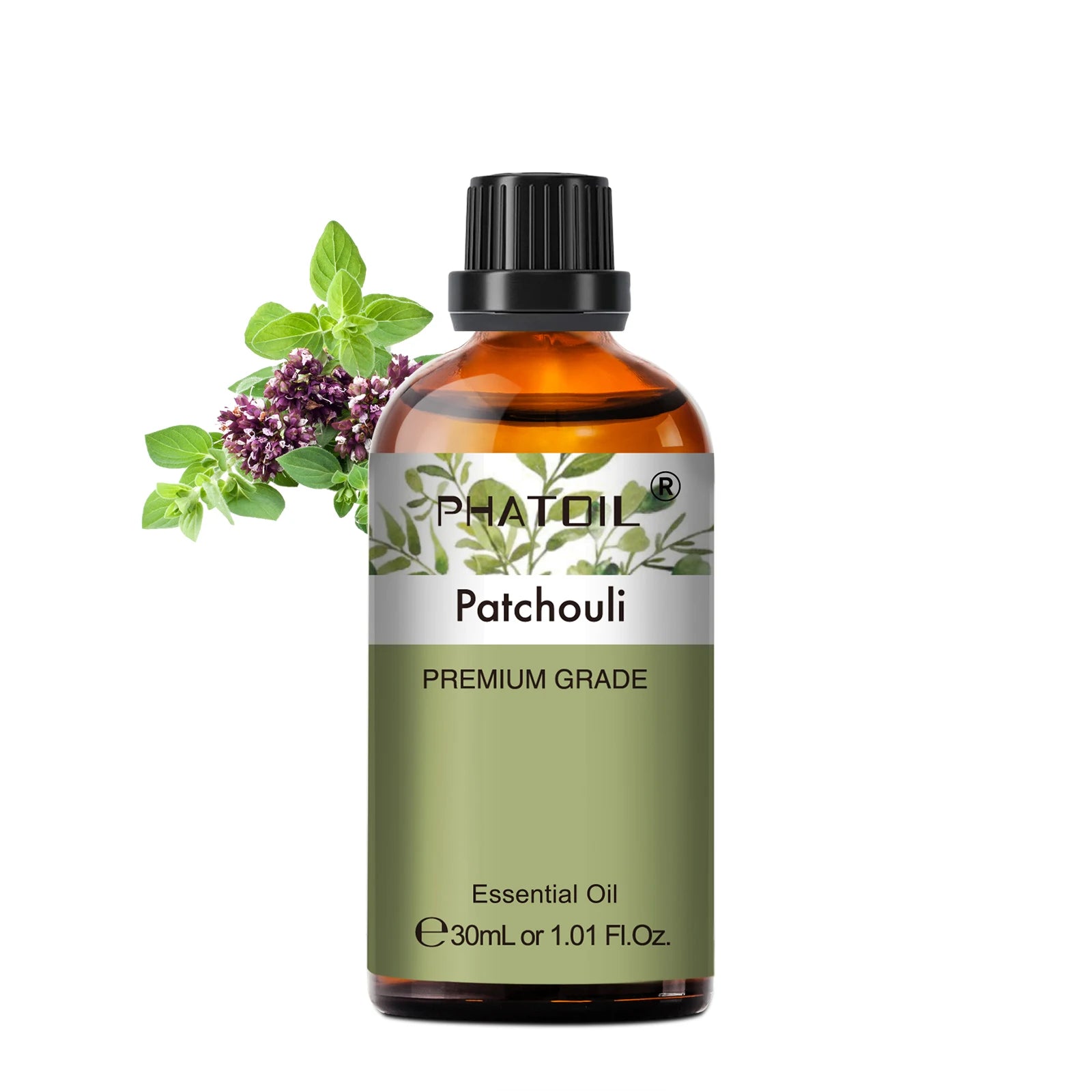 PHATOIL Essentiële Oliën Set 30ml – Lavendel, Citroen, Eucalyptus, Sandelhout & Bergamot voor Diffuser & DIY