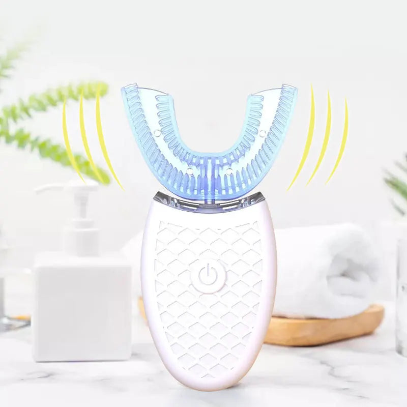 U-Vorm Elektrische Tandenborstel 360° Sonic – USB Oplaadbaar Waterdicht Siliconen