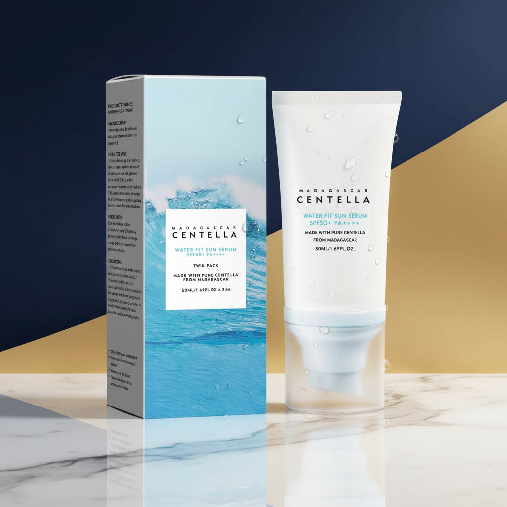 SPF50+ zonnebrandcrème met Centella – productweergave