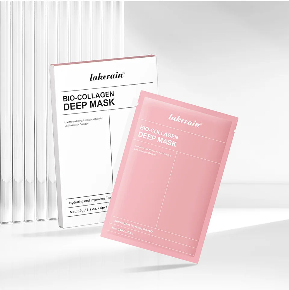 Bio-Collageen Diep Nachtmasker 34g — Hydratatie, Poriënverkleining & Stralende Huid