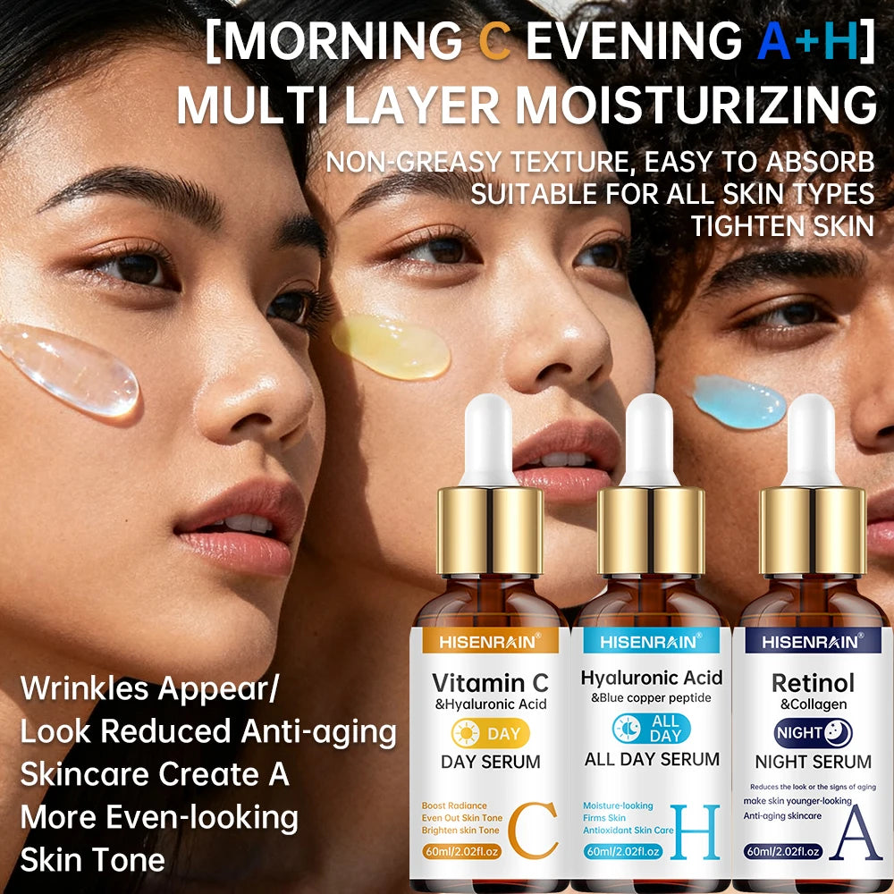 Vitamine C & Retinol Serum Duo — Anti-Aging & Diepe Hydratatie
