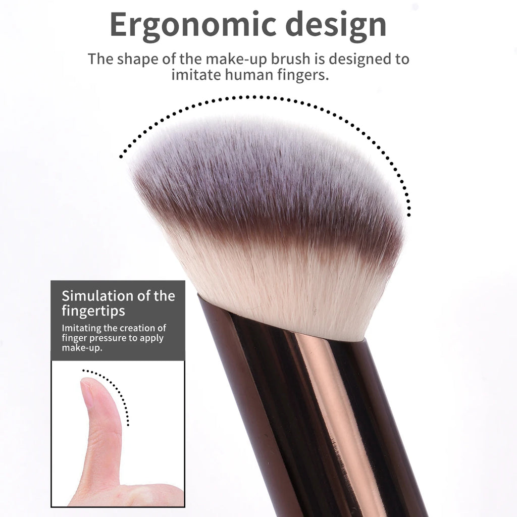 Maange Dubbelkops Make-up Kwast — Foundation, Poeder, Concealer & Blush