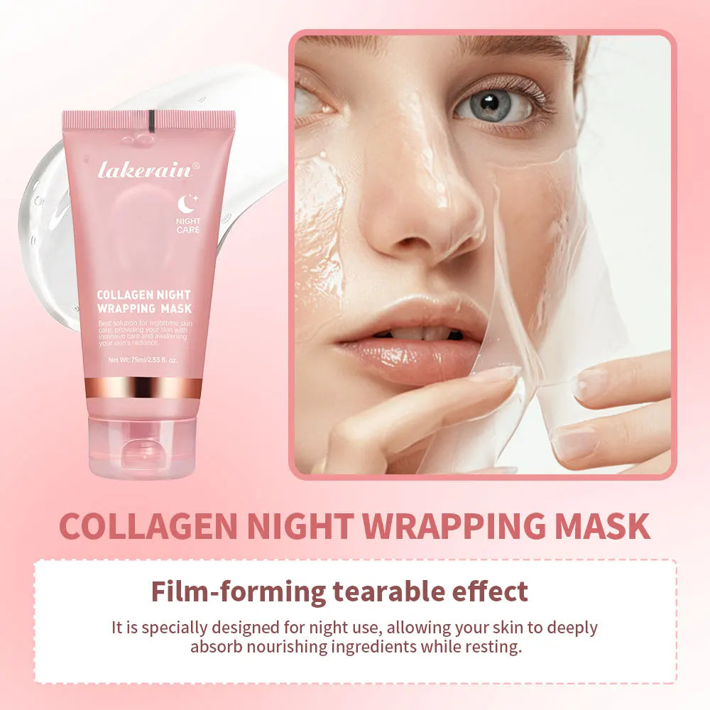 Collageen Jelly Crème Peel-Off Nachtmasker — Hydratatie & Verstrakking