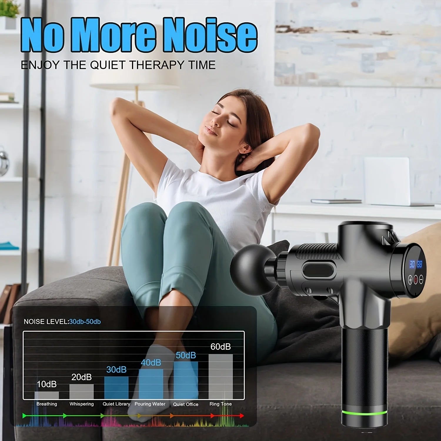 Massage Gun Elektrisch Percussie Pistol – Diepe Spiermassage & Herstel