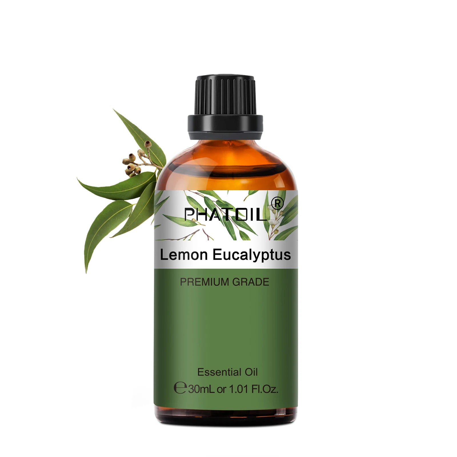 PHATOIL Essentiële Oliën Set 30ml – Lavendel, Citroen, Eucalyptus, Sandelhout & Bergamot voor Diffuser & DIY