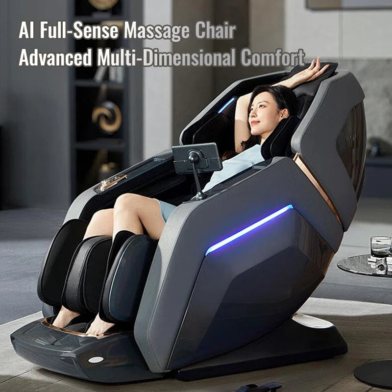4D Massagestoel Zero Gravity — Spraakbediening, Verwarming, Bluetooth & Airbags